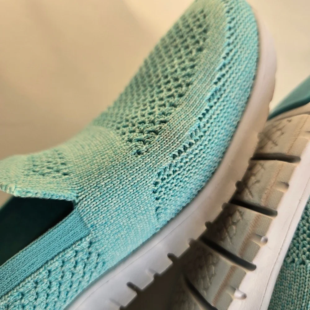 Cole Haan Zerogrand Stitchlite Aqua Knit Slip On‎ Loafer Sneakers Womens Size 7B